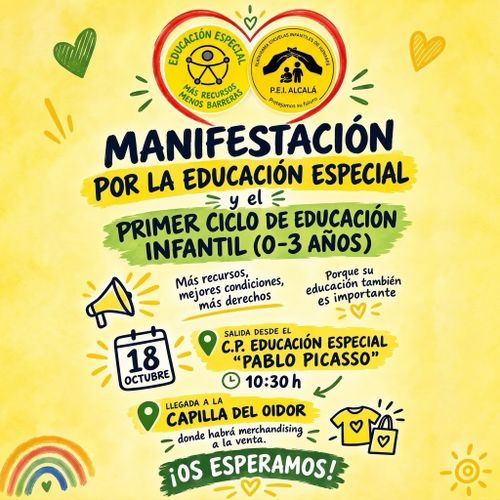 Manifestación por una educación pública digna