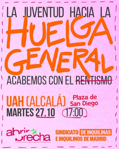Presentación: La juventud hacia la huelga general