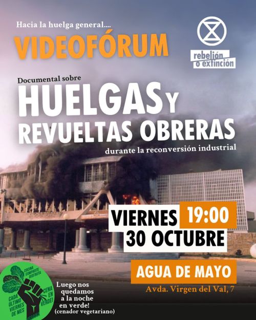 Videofórum: Huelgas y revueltas obreras