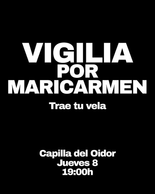 Vigilia por Maricarmen