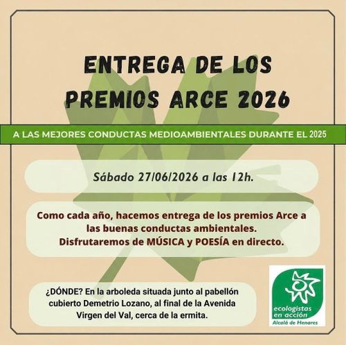 Entrega de los Premios ARCE 2026