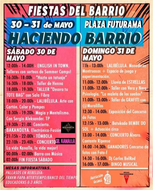 Fiestas Rivas Futura | tejedoras 