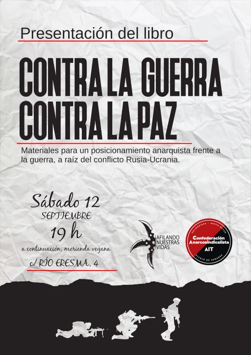 Presentación Contra la guerra, contra la paz